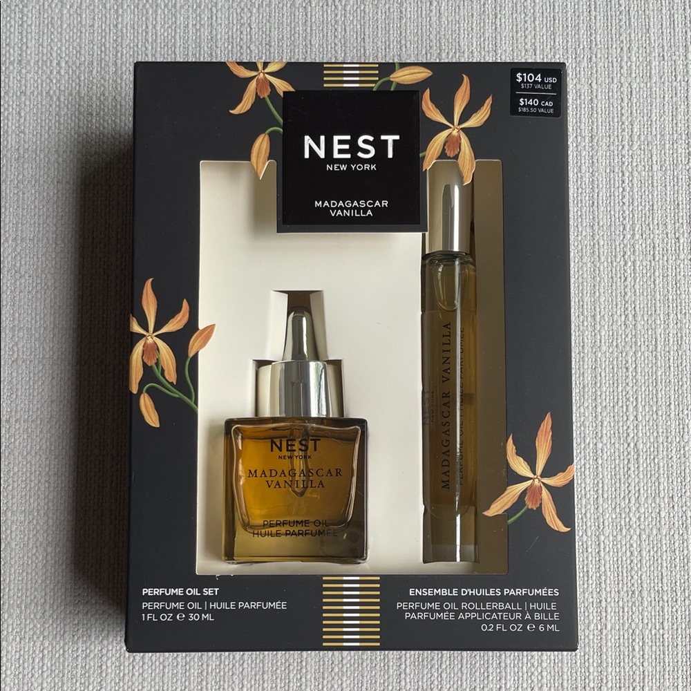 NEST Fragrances Madagascar Vanilla fragrance Oil Set
